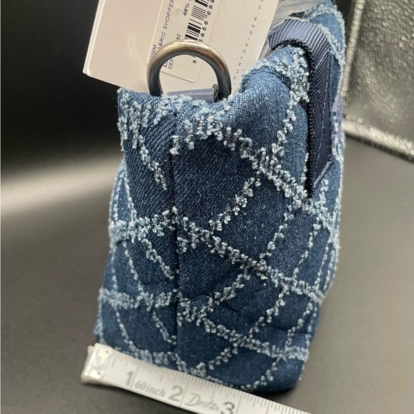 Kurt Geiger Denim XS Crossbody Shopper with Original Dust Bag - Picture 10 of 11